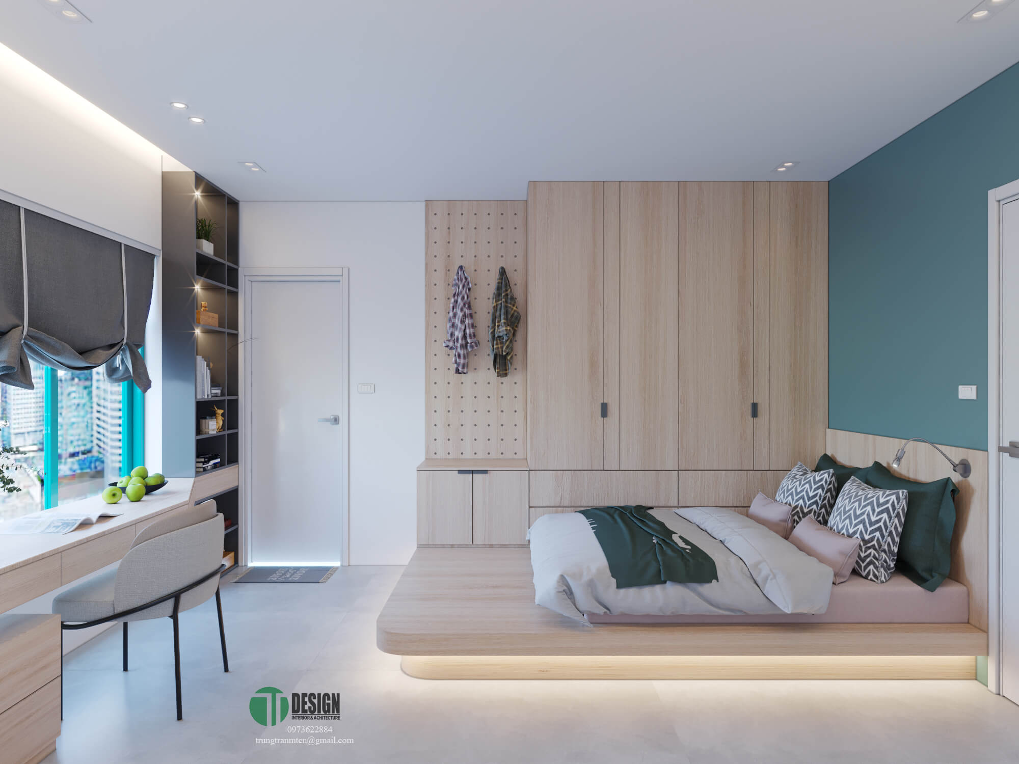 Thiết kế nội thất chung cư Sông Đà